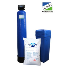 Система умягчения воды Stanko Waterteach 1054 с клапаном Runxin загрузка Hydrolite